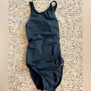 Girl’s Balera Black Leotard, size Medium